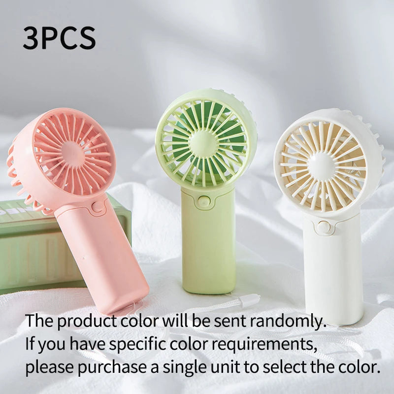 Mini Ventilateur Portable:  Léger, Silencieux & Rechargeable – Format de Poche