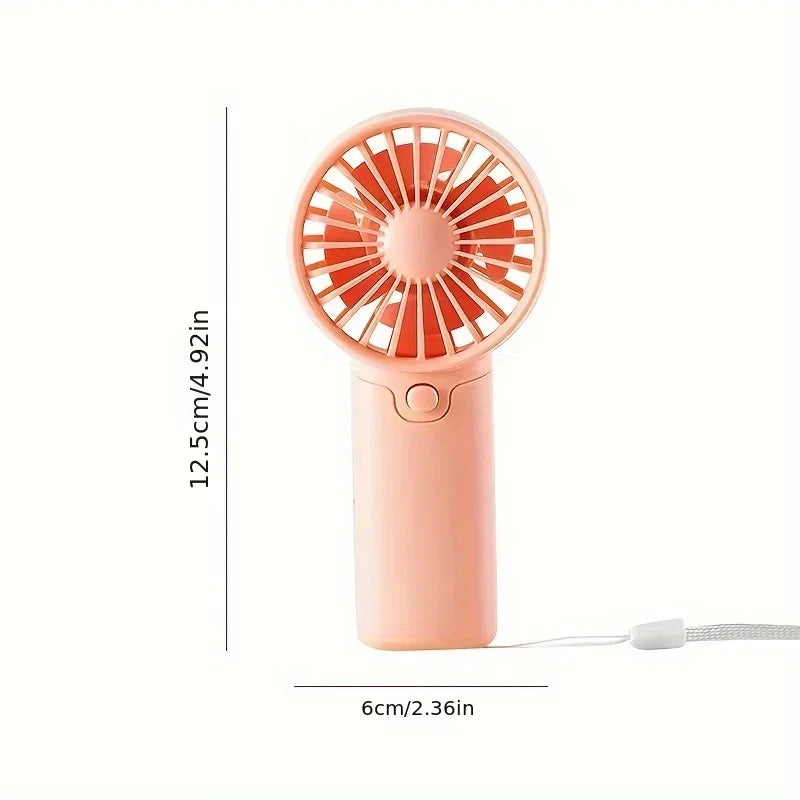 Mini Ventilateur Portable:  Léger, Silencieux & Rechargeable – Format de Poche